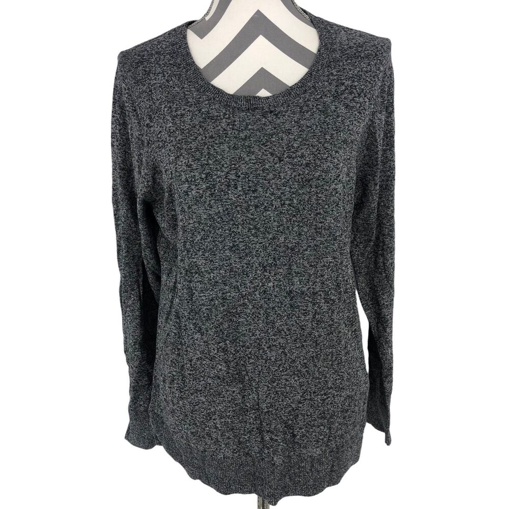 NEW Old Navy Women's Sweater Size Large Heather Gray Long Sleeve Knit Top